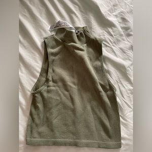 Zara high neck tops, ribbed material 2 colors xs-s